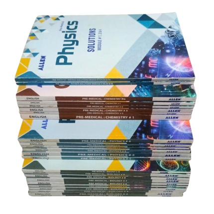 ALLEN NEET Modules with Solutions 2025-26 Edition | Complete 24 Books Set (Physics, Chemistry, Biology + Physics Solution Books) | Kota Classroom Study Material | Used Books in Excellent Condition