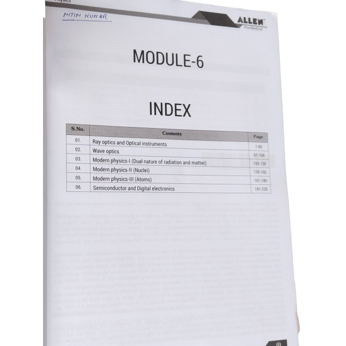 Allen NEET Chemistry Modules 2025 | Complete 6 Chemistry Modules Set ...